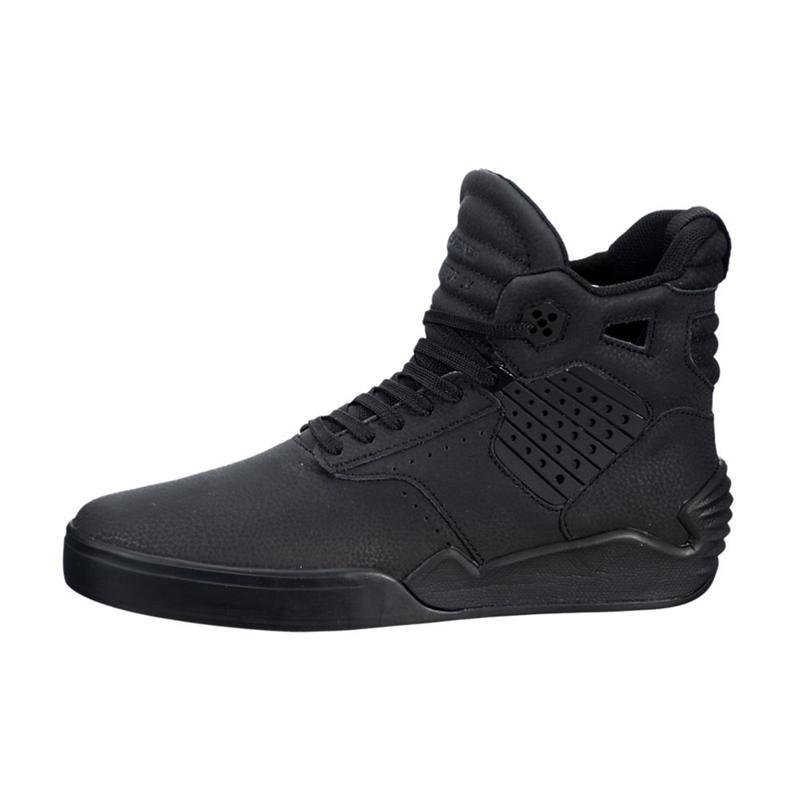 Buty Supra SKYTOP IV - Sneakersy Wysokie Damskie - Czarne (UOAZ-87506)